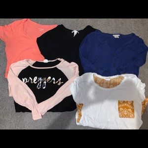 Maternity Shirt Lot